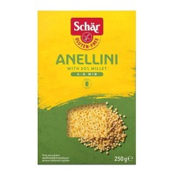 Gluten-Free Pasta CORN-RICE-MILLET Anellini 250g Schar