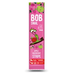 Gluten-Free Fruit Stripe Apple - Raspberry No Sugar 14g Bob Snail