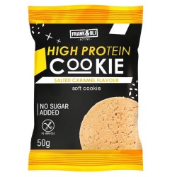 Gluten-Free Soft Cookie HIGH PROTEIN Salted Caramel 50g Frank & Oli
