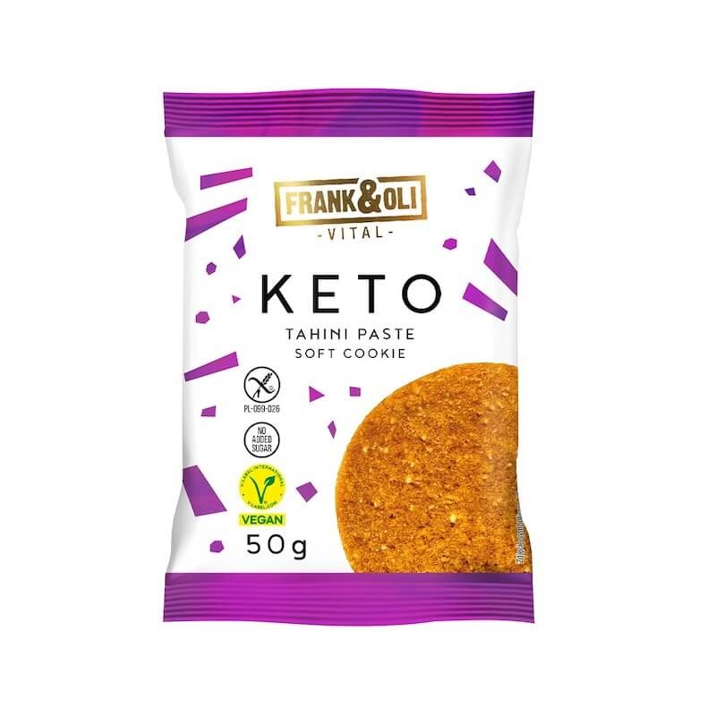 KETO Gluten-Free Soft Cookie Tahini Paste 50g Frank & Oli