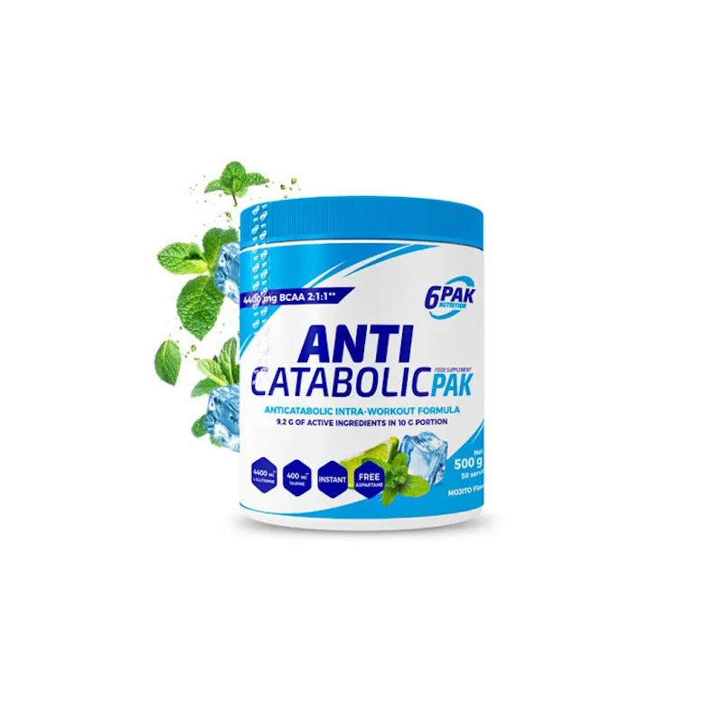 Anticatabolic PAK Aminokwasy w Proszku O Smaku Mojito 500g 6PAK