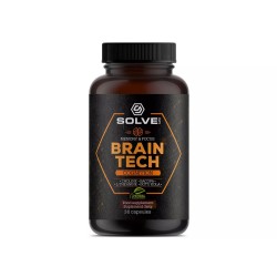 Brain Tech Memory & Focus Supplement 30 Capsules Solve Labs