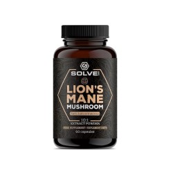 Lion's Mane Mushroom Extract 10:1 60 Capsules 37g Solve Labs