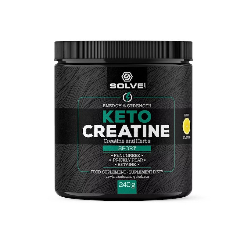 Kreatyna Keto Creatine Energy & Strength 240g Solve Labs