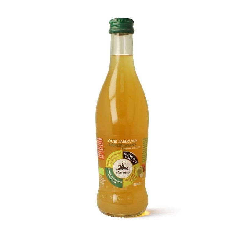Organic Unfiltered Apple Vinegar 5% 500ml Alce Nero