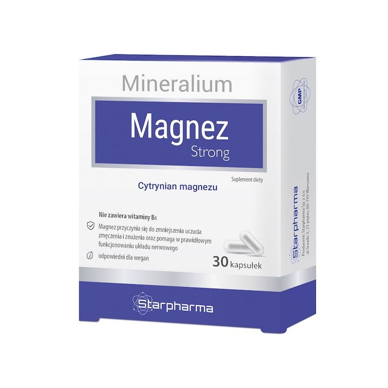 Magnez Strong (100 mg) 30 Kapsułek Starpharma