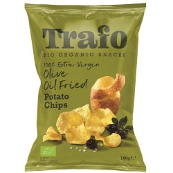 Organic Potatoes Chips Fried On Olive Oil 100g Trafo