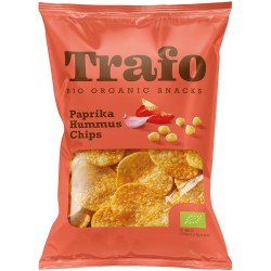 Organic Hummus & Paprika Chips 75g Trafo
