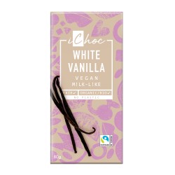 Organic Vegan White Vanilla Chocolate  80g iChoc (VIVANI)