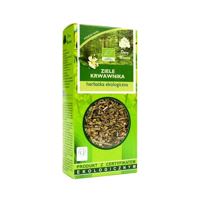 Organic Yarrow Herb Tea 50g Dary Natury