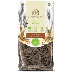 Organic Wholemeal Rye Pasta Tagliatelle 250g Bartolini