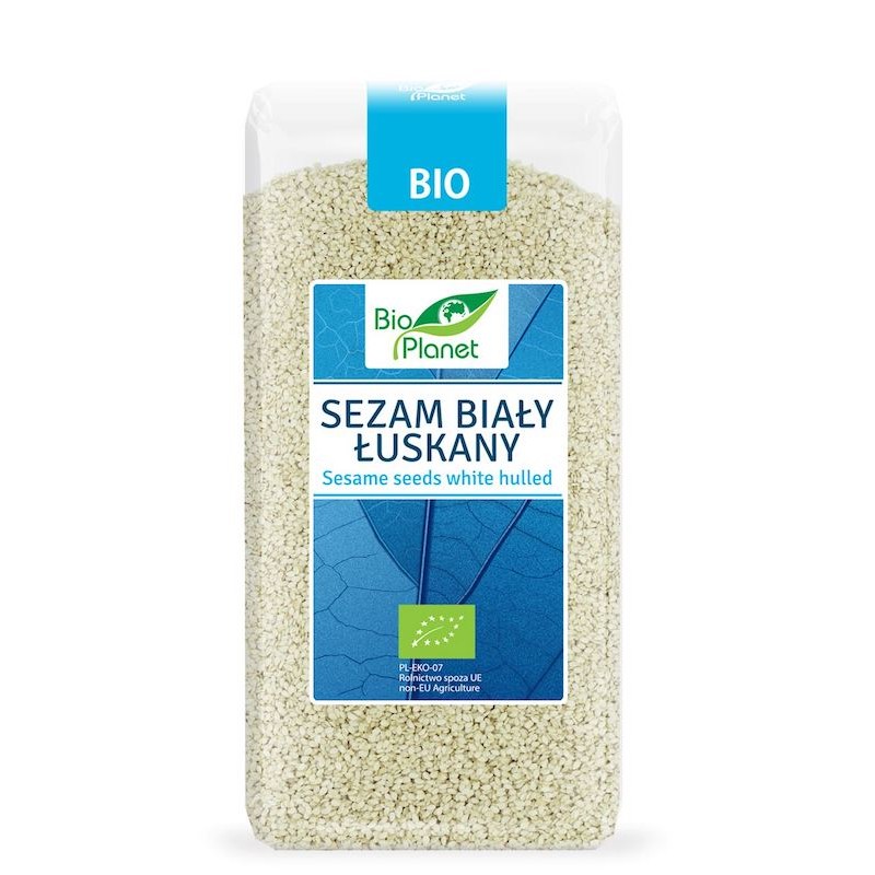 Organic White Hulled Sesame Seeds 250g Bio Planet