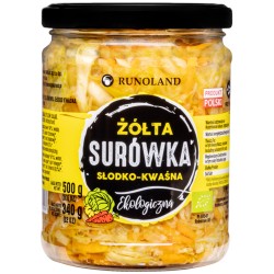 Surówka z Kapusty Żółta Słodko-Kwaśna BIO 500g (340g) Runoland