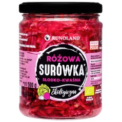 Surówka z Kapusty Różowa Słodko-Kwaśna BIO 500g (340g) Runoland