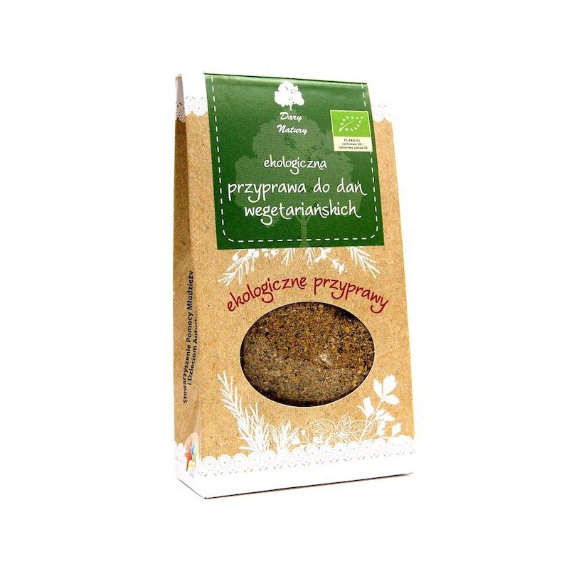 Organic Spice For Vegetarian Dishes 40g Dary Natury