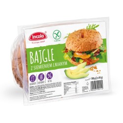 Gluten-Free Bagel With Linseeds (2 x 95g) 190g Incola