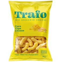 Organic Corn Flips Cheese 75g Trafo