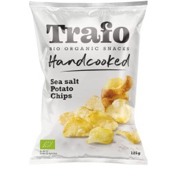 Organic Potatoes Chips With Sea Salt 125g Trafo