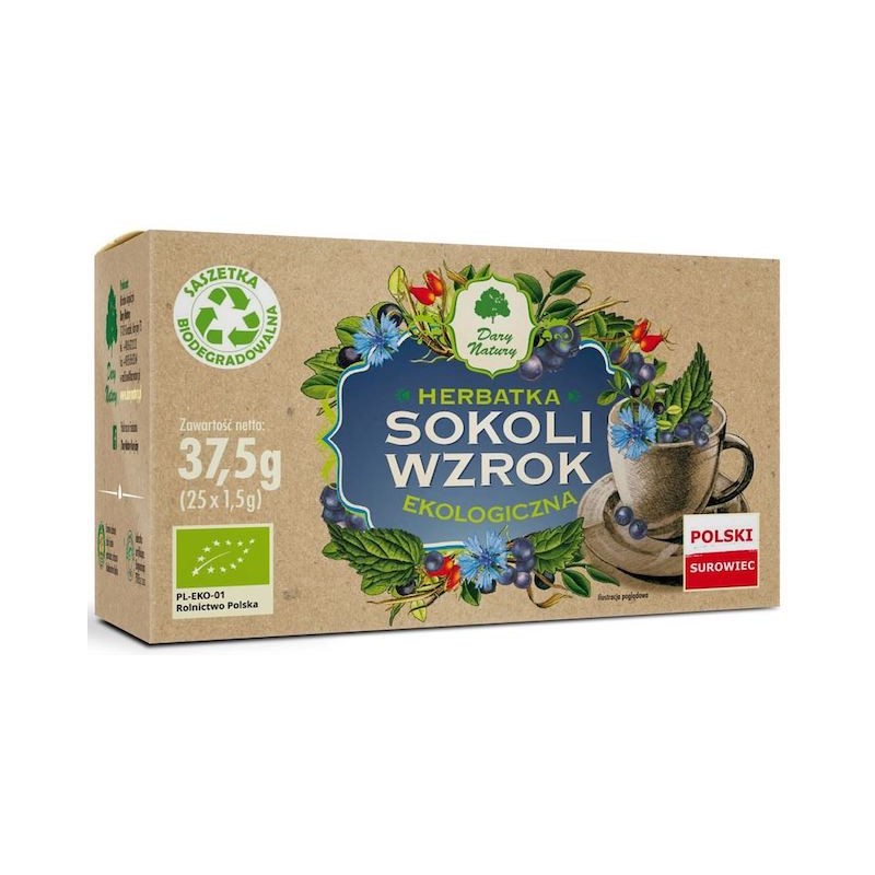 Herbatka Sokoli Wzrok BIO (25x2g) 50g Dary Natury
