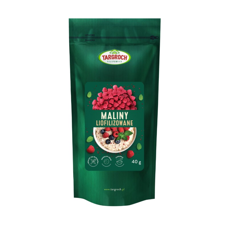 Freeze-Dried Raspberry Whole Fruit 40g Targroch