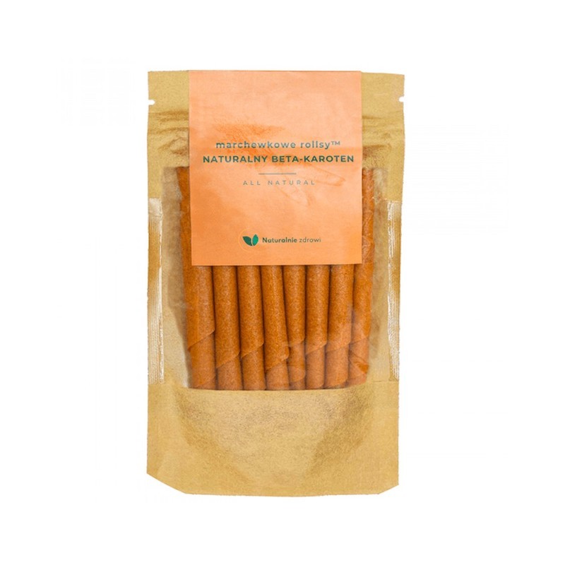 Vegetable Rolls Carrot With Natural Beta-Carotene 50g Naturalnie Zdrowi