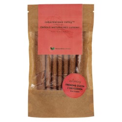 Fruit Rolls Rhubarb With Hint of Mint & Lutein 50g Naturalnie zdrowi