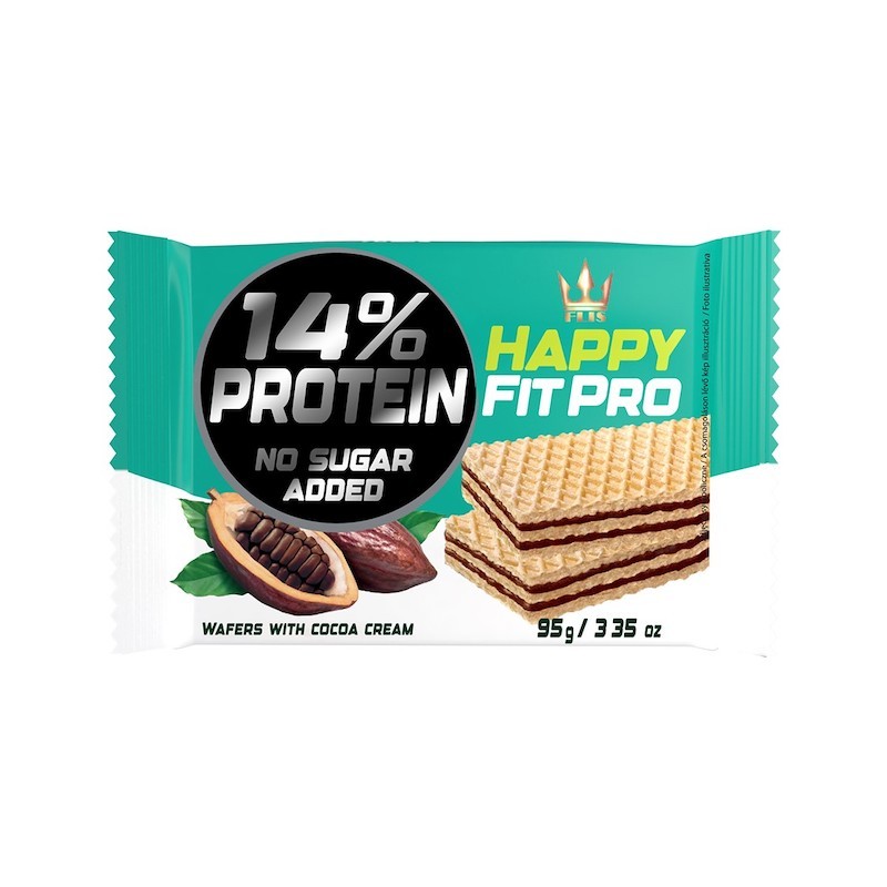 Cocoa Wafers, No Sugar Added Flis Happy Fit Pro
