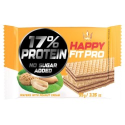 Protein Peanut Wafers, No Sugar Added 95g Flis Happy Fit Pro