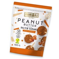 Vegan Cookies With Peanut Salted Caramel Gluten-Free, No Added Sugar, 100g Frank & Oli