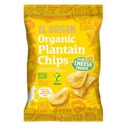 Organic Gluten-Free CHEESE Plantain Crisps 80g EL ORIGEN