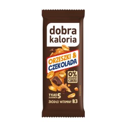 Peanut & Chocolate Bar No Sugar 35g Dobra Kaloria
