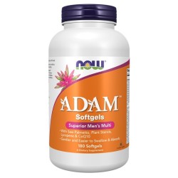 ADAM Multi-Vitamin for Men 180 softgels NOW Foods