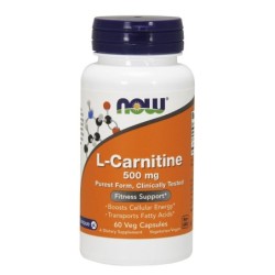 L-Carnitine, 500mg - 60 caps NOW Foods