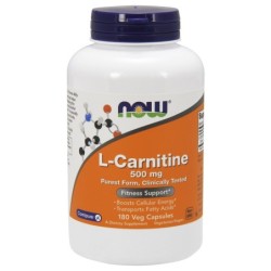 L-Carnitine, 500mg - 180 caps NOW Foods