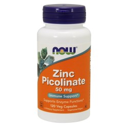 Zinc Picolinate, 50mg - 120 caps NOW Foods