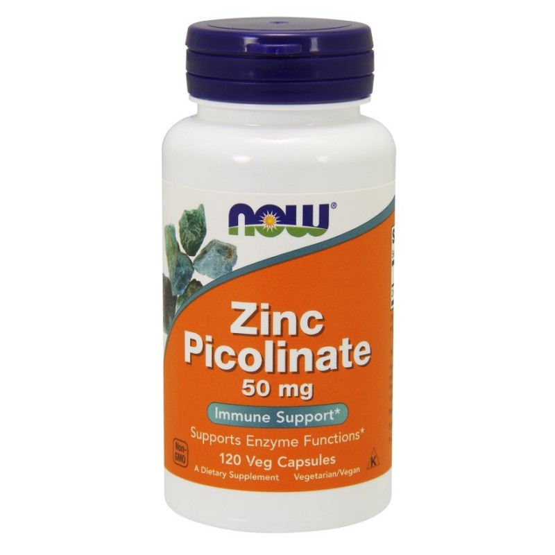 Zinc Picolinate, 50mg - 120 caps NOW Foods