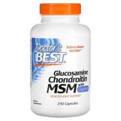 Glukozamina Chondroityna MSM z OptiMSM 240 kaps. Doctor's Best