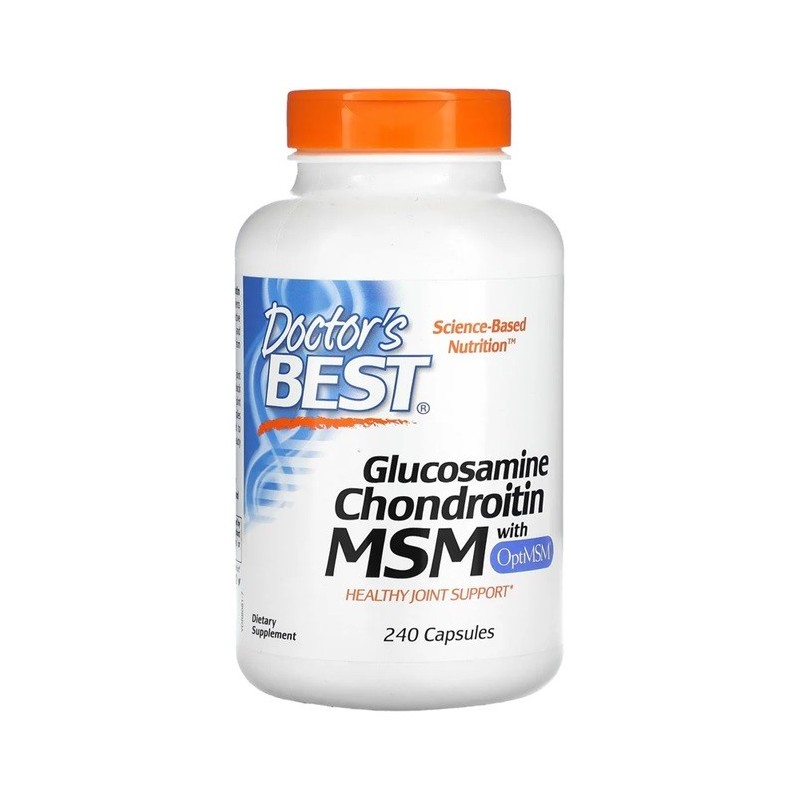 Glucosamine Chondroitin MSM with OptiMSM 240 caps Doctor's Best