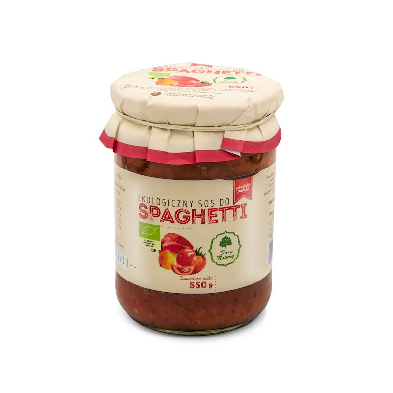 Organic Spaghetti Sauce 550g Dary Natury