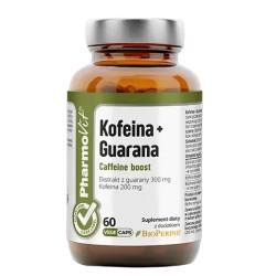 Vegan Gluten-Free Caffeine + Guarana 60 Capsules Pharmovit (Clean Label)