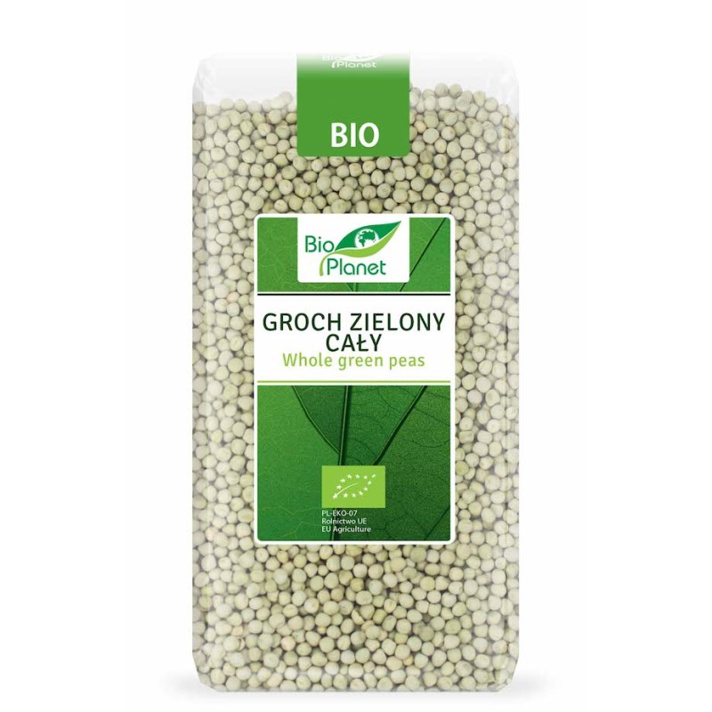 Organic Whole Green Peas 500g Bio Planet