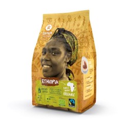 Organic Ground Coffee Arabica 100% Yirgacheffe Etiopia Fair Trade 250g Oxfam
