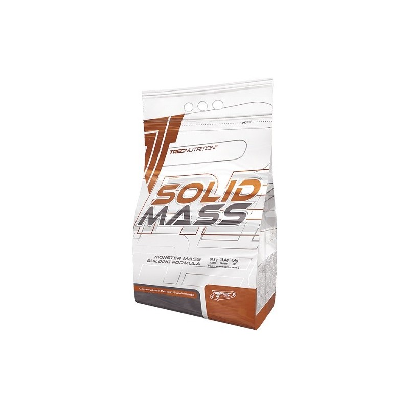 Solid Mass Gainer, Creamy Strawberry 3000g Trec Nutrition