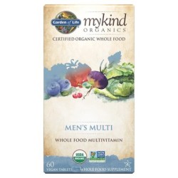 Mykind Organics Men's Multi 60 vegan tablets Garden of Life