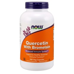 Quercetin with Bromelain - 240 vcaps NOW Foods