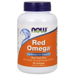 Red Omega (Red Yeast Rice) - 90 kapsułek NOW Foods