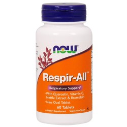 Respir-All, Alergia 60 tabletek NOW Foods