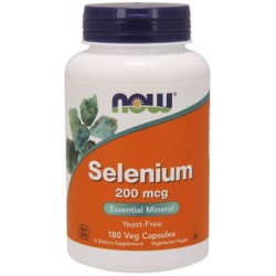 Selenium, 200mcg - 180 vcaps NOW Foods