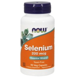 Selen, 200mcg - 90 vcaps NOW Foods