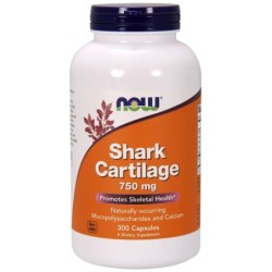 Shark Cartilage, 750mg 300 caps NOW Foods